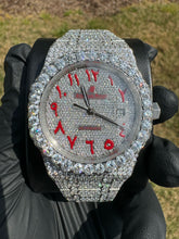 Load image into Gallery viewer, Fully Iced Custom Moissanite AP Watch (Arabic Dial)
