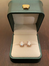 Load image into Gallery viewer, 8mm Round Cut Moissanite Earrings

