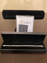 Load image into Gallery viewer, 5mm Moissanite Tennis Bracelet (925 Silver/White Gold)