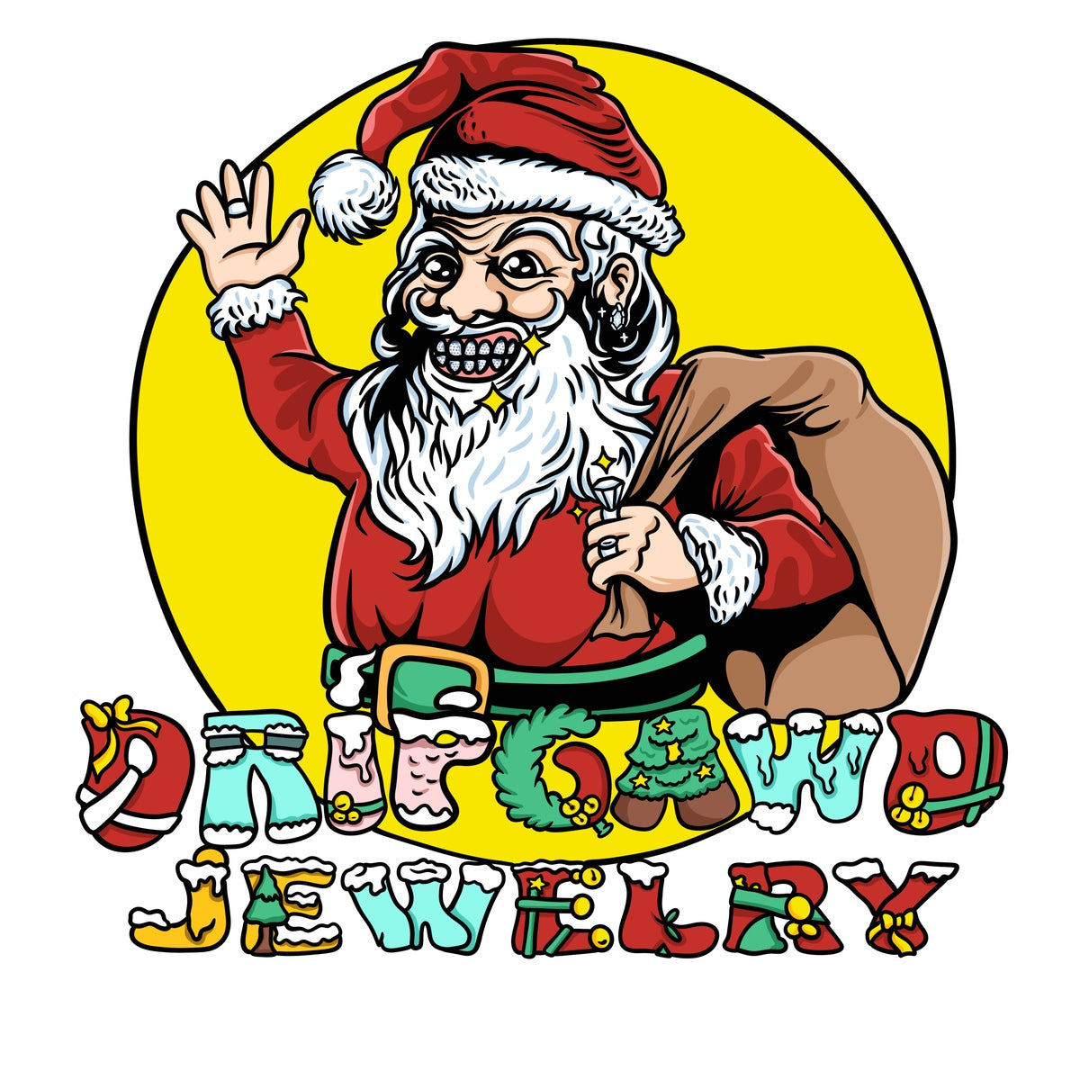 Santa Crewneck T-Shirt