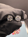 5mm Round Cut Moissanite Earrings