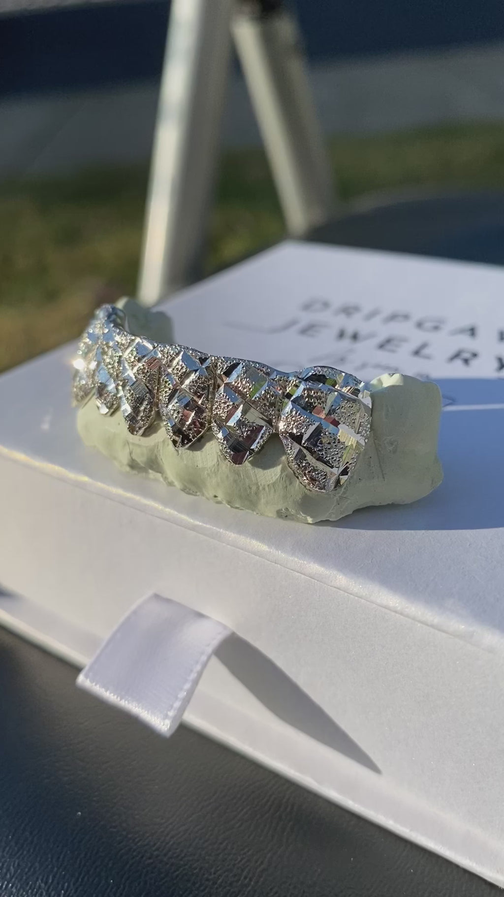 925 Silver Grillz (Diamond Dust)
