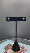 Load and play video in Gallery viewer, 4mm Round Cut Moissanite Earrings
