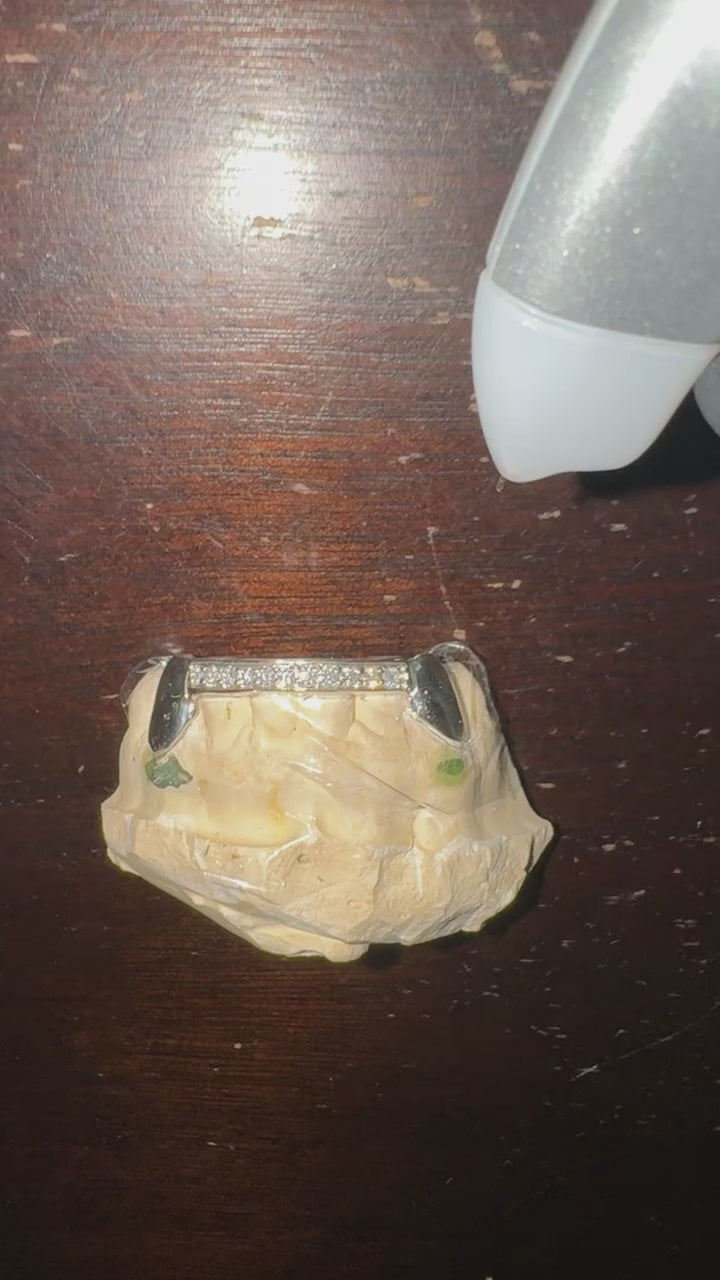 925 Silver Grillz (Moissanite Bar)