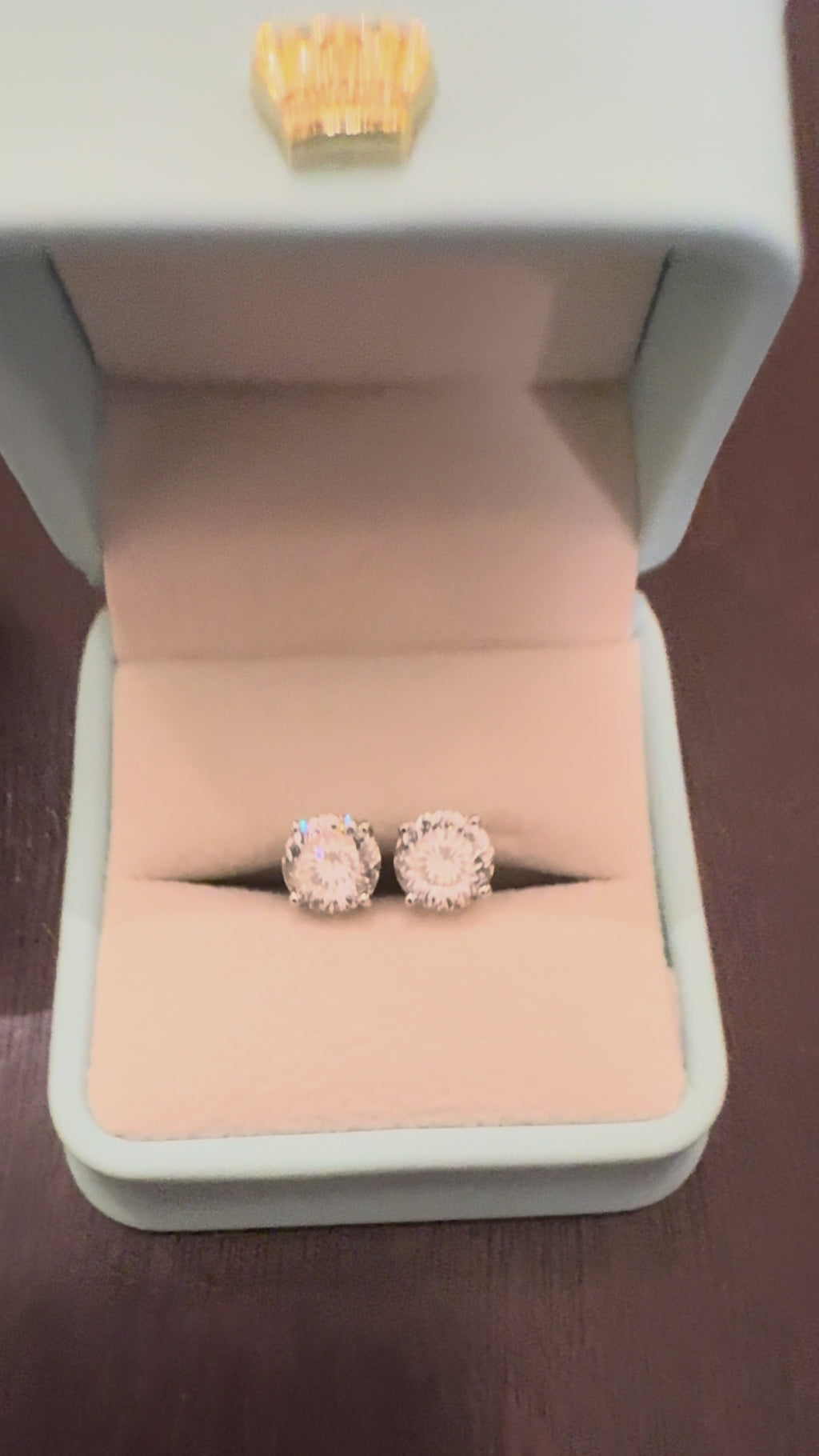 Portuguese Cut Moissanite Earrings