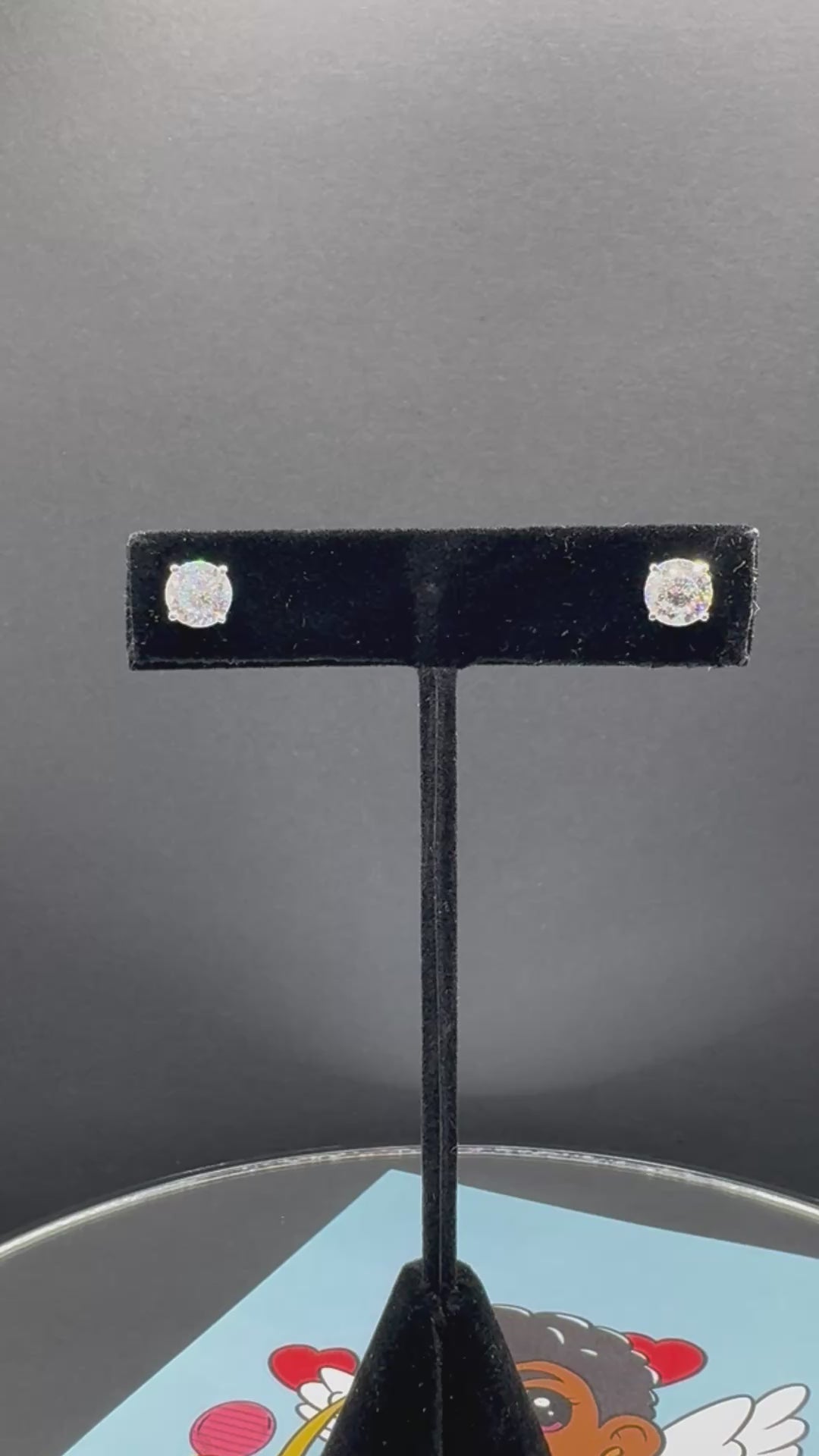 Portuguese Cut Moissanite Earrings