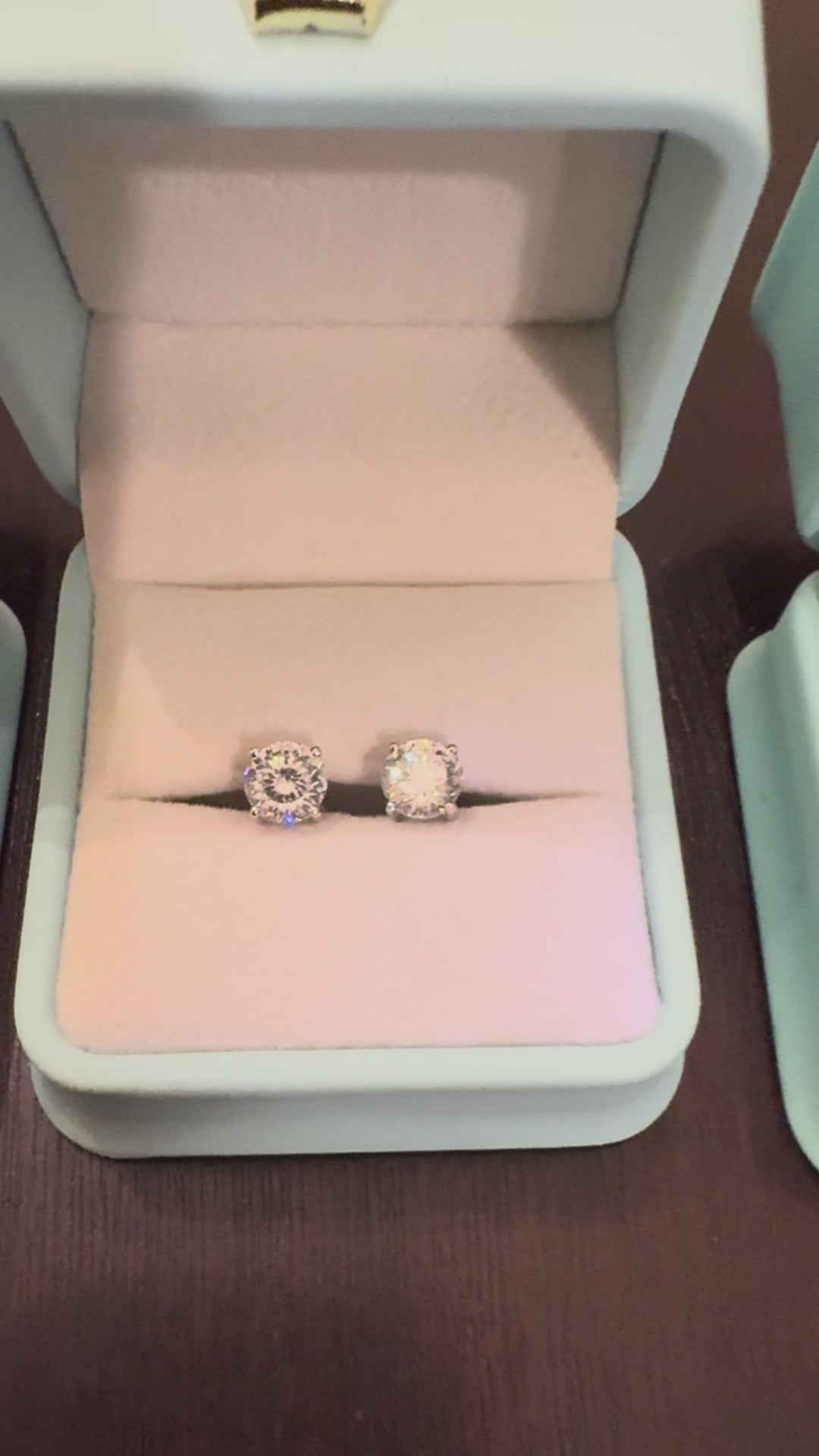 Portuguese Cut Moissanite Earrings