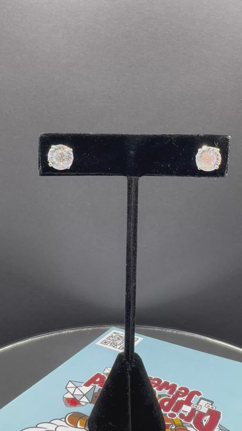 Portuguese Cut Moissanite Earrings