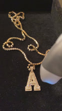 Load and play video in Gallery viewer, Custom Initial Pendant
