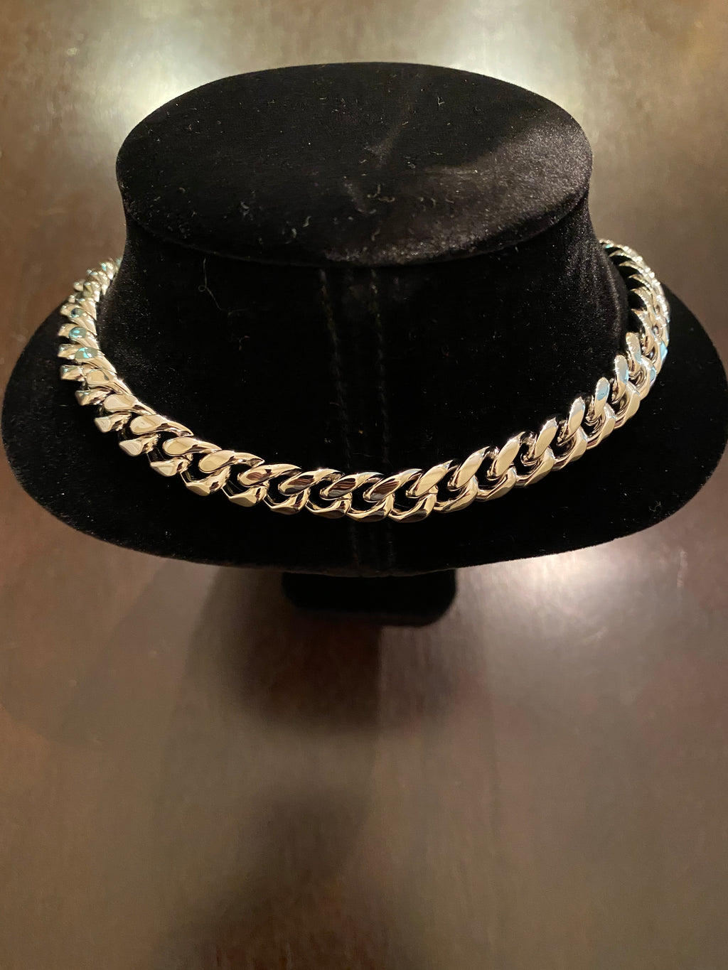 12mm Hybrid Miami Cuban Link Chain (925 Silver/White Gold)