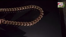Load and play video in Gallery viewer, 12mm Miami Cuban Link Chain (Rose Gold)
