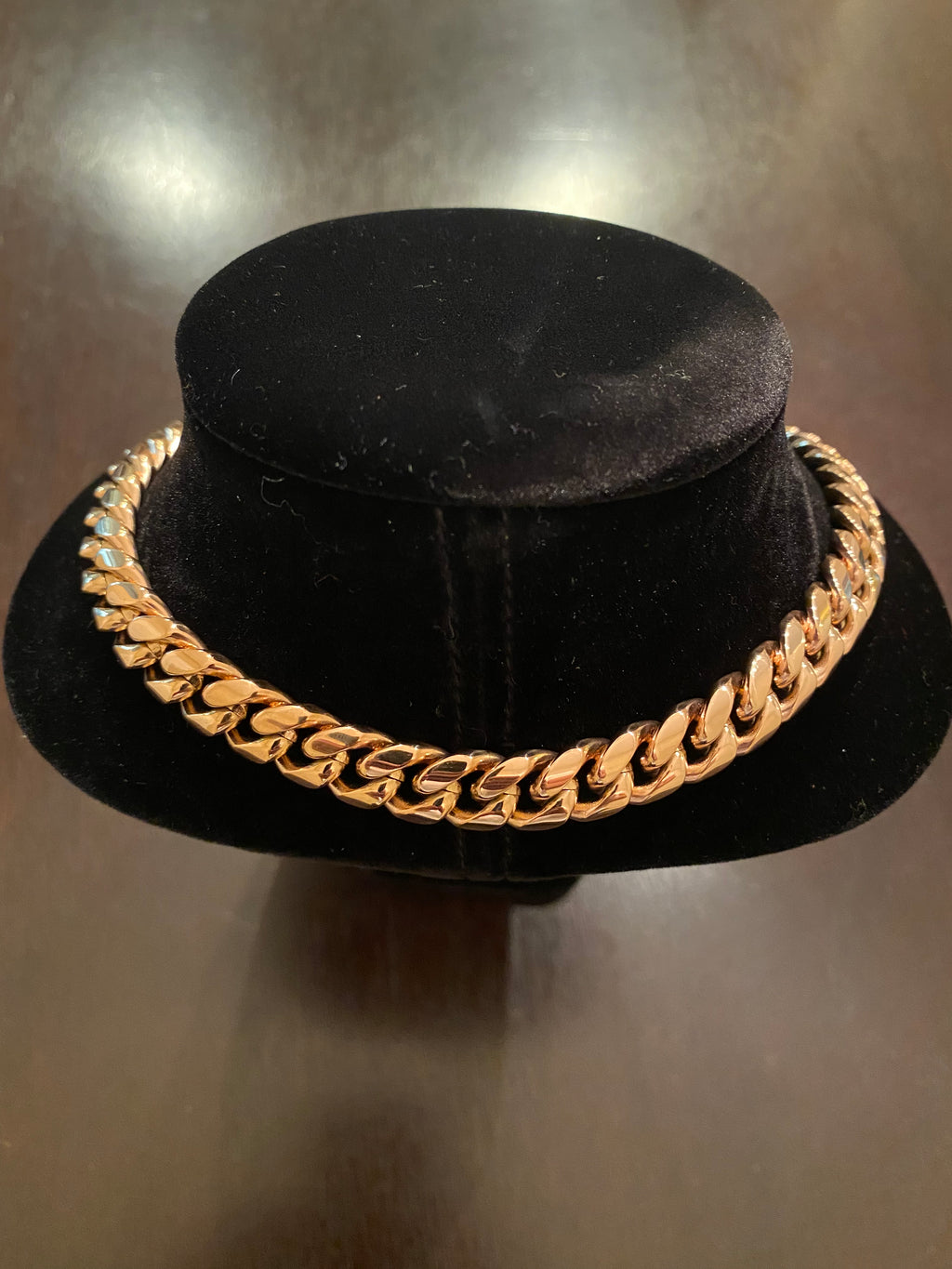 12mm Hybrid Miami Cuban Link Chain (925 Silver/Rose Gold)