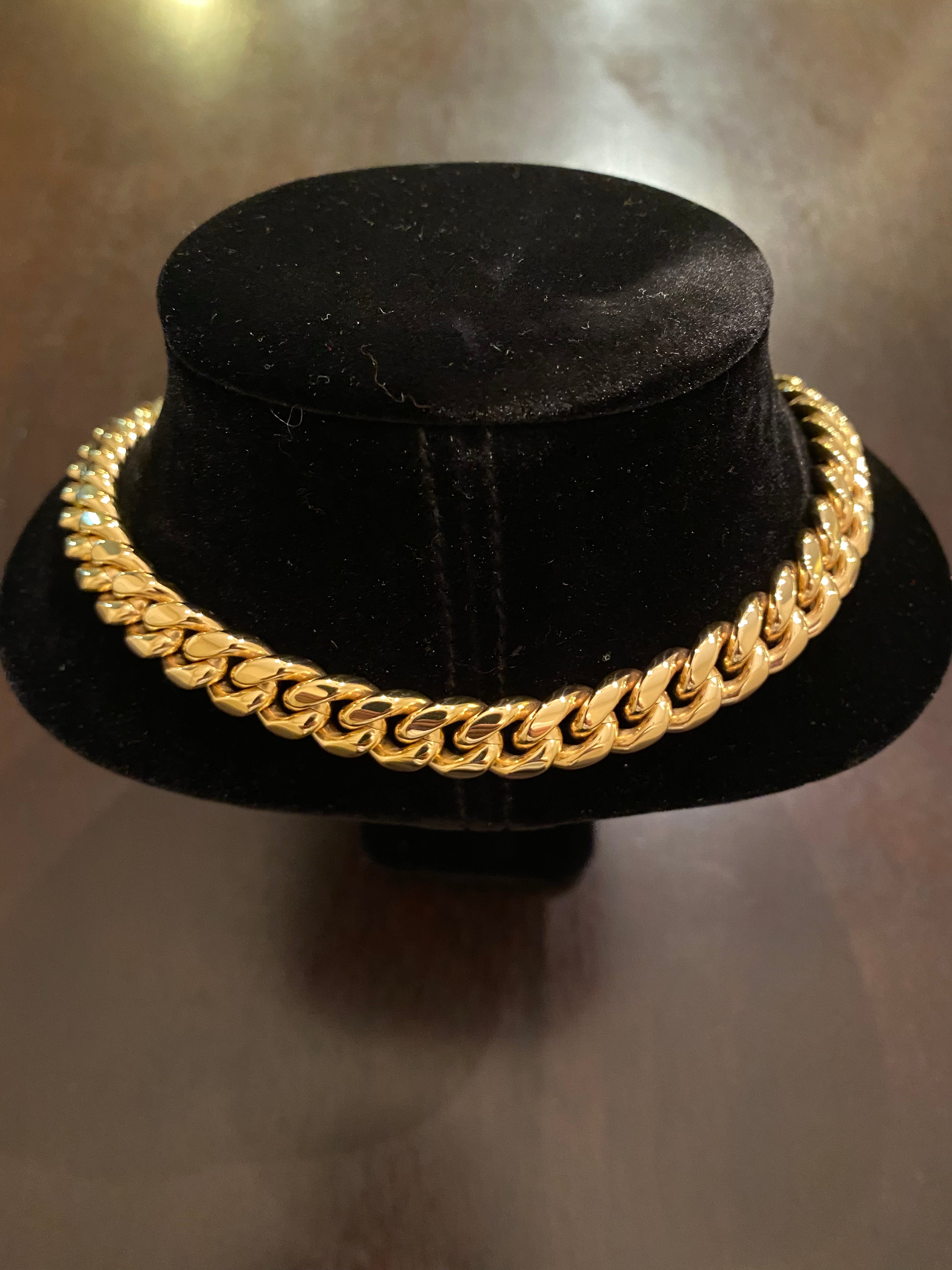 12mm Hybrid Miami Cuban Link Chain (925 Silver/Yellow Gold)