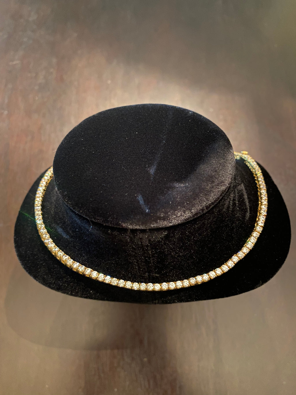 3mm Round Cut Tennis Necklace (Yellow Gold)