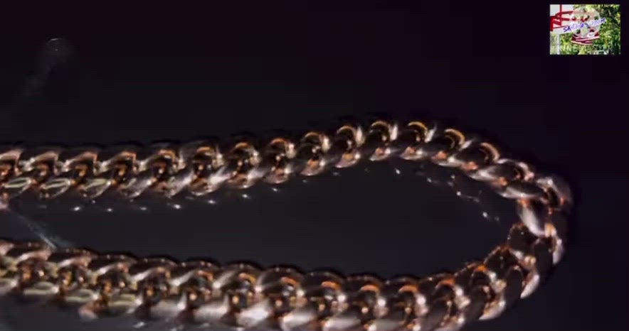 12mm Hybrid Miami Cuban Link Chain (925 Silver/Rose Gold)